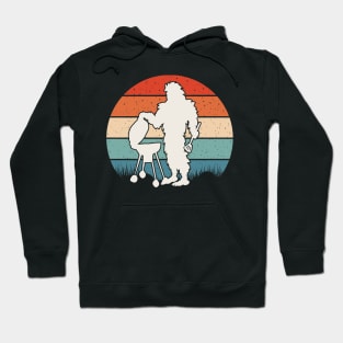 Retro Bigfoot Camping Hoodie